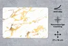 MuchoWow® Mauspad Mousepad Marmor - Weiß - Gold - Luxus Produktbild-Vorschau 2