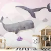 Vlies Fototapete - Dream Of Whales - Second Variant 250x175 Produktbild-Vorschau 1