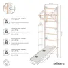 MAMOI® Espalier en bois, Mur escalade suedois pour enfant, Voir les images du produit 6