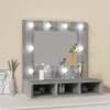vidaXL Spiegelschrank mit LED Grau Sonoma 60x31,5x62 cm -  Produktbild-Vorschau 4