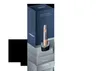 A product shot of a Cuisinart electric wine opener and its packaging, displayed on a tiered platform. Podgląd zdjęcia produktu