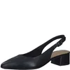 Tamaris dámské lodičky kožené slingback na špičatém Náhled obrázku produktu 6