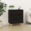 vidaXL Sideboard Schwarz 60x35x70 cm Holzwerkstoff Produktbild-Vorschau 1