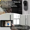 Bezdrôtový inteligentný videozvonček Zimilo s 4,3-palcovým Náhľad obrázku produktu 2