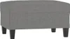 vidaXL Fußhocker Dunkelgrau 70x55x41 cm Stoff Produktbild-Vorschau 1