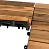 Hossi's Wholesale Holzfliesen Balkon 30x30 cm Akazie Teak Produktbild-Vorschau 7