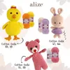 Alize 5x 100g Baumwolle Gold Wolle, Uni, Häkeln, Stricken Produktbild-Vorschau 3