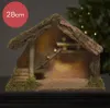 Krippenspiel mit Leiter für Weihnachtsfiguren - 28x19x39 cm Produktbild-Vorschau 2