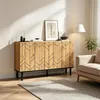 Merax Sideboard mit 3 Türen aus Spanplatte, Kommode mit Produktbild-Vorschau 14