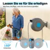Gartenschlauchaufroller 20m Schwenkbare Schlauchtrommel Produktbild-Vorschau 6