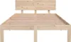 vidaXL Massivholzbett ohne Matratze 120x200 cm Kiefernholz Produktbild-Vorschau 4