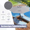 A patio umbrella is set up next to a swimming pool with lounge chairs. Anteprima dell’immagine prodotto