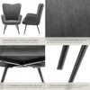 Fauteuil Hygge rembourré, ergonomique, charge maximale 150 Voir les images du produit 5