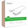 UGREEN USB-A To 3.5mm External Stereo Sound Adapter White Náhľad obrázku produktu 29