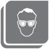 A graphic icon depicting a person wearing safety glasses. Voir les images du produit