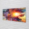 Glasbilder 100x50 Wandkunst Abstract fraktalen Muster Produktbild-Vorschau 2