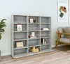 vidaXL Étagère à CD Gris Sonoma 100x23x89,5 cm Matériau Voir les images du produit 2