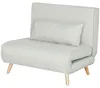 HOMCOM Einzelsofa Sofabett klapp verstellbar Rückenlehne Produktbild-Vorschau 1