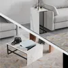 2er-Set Couchtisch, Eckiger Beistelltisch, Kaffeetisch mit Produktbild-Vorschau 6