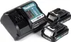 Kit alimentatore Makita 12 V con 2 batterie BL1021B da 2,0 Anteprima dell’immagine prodotto 2