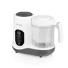 A white and gray baby food maker is shown against a white background. Produktbild-Vorschau