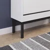 Botník na boty Vicco Luca Bílá 59 x 123 cm se 3 výklopnými Náhled obrázku produktu 5