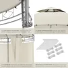 tectake® Gartenpavillon Siana Ø 3,5 m Produktbild-Vorschau 4