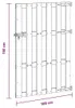 vidaXL Portail de jardin WPC 100 x 150 cm Gris Voir les images du produit 4