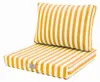 Coussins pour salon de jardin déhoussable 60x60cm - Rayure Voir les images du produit 1