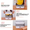 Tragbare elektrische Lunchbox, Mini-Reiskocher, 2-lagig,1L, Produktbild-Vorschau 3