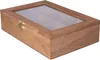 Bellatio Dekorationen Teedose - 6 Facher - braun - Holz - Produktbild-Vorschau 5