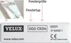 VELUX Dachfenster Plissee blickdicht leinen mit grauem Produktbild-Vorschau 4