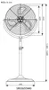 SPEED2STAND, Ventilatore da Terra, CasaFan Anteprima dell’immagine prodotto 2