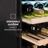 Klarstein vinotéka, 2 zóny, 132L, vstavaná, slim, sklenené Náhľad obrázku produktu 4