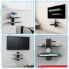 Étagère murale en verre JustValue à 2 niveaux – Meuble TV – Voir les images du produit 6