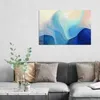 DEQORI Glasbild Echtglas 90x60 cm 'Polychromer Farbfluss' Produktbild-Vorschau 3