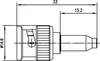 TELEGÄRTNER BNC-Crimpstecker 75 Ohm für RG-179B/U Produktbild-Vorschau 2