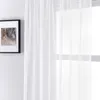 2 Stück Vorhänge Weiß Transparente Voile Lichtfilternd Produktbild-Vorschau 7