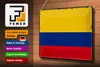 Blechschild Flagge Kolumbien 30x20cm Retro Flag Colombia Produktbild-Vorschau 3