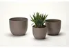 Blumentopf "Rio Greener" 35 cm taupe recyceltes Produktbild-Vorschau 8