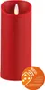 Sompex Flame LED Echtwachskerze rot 8x23cm Produktbild-Vorschau 4