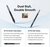 Two styluses are shown with their features listed below them. Podgląd zdjęcia produktu