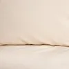 Ložní prádlo HOMLA DEFLA z prané bavlny v béžové barvě Náhled obrázku produktu 2
