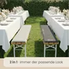 Set da 2 coprisedili in feltro per panche da birreria Anteprima dell’immagine prodotto 5