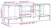 vidaXL TV-Schrank Sonoma-Eiche 153x37x50 cm Holzwerkstoff Produktbild-Vorschau 8