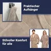 Bademantel, Baumwolle/Bambus, fango, XL Produktbild-Vorschau 4