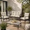 Set di 3 cuscini da esterno per mobili in rattan, 2x Anteprima dell’immagine prodotto 5