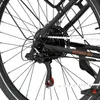 Close-up view of the rear derailleur and cassette of a bicycle. Produktbild-Vorschau