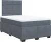 vidaXL Postel Boxspring s matrací Dark Grey 120x200 cm Náhled obrázku produktu 3