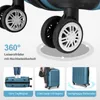Sada cestovných kufrov FCH s tvrdou škrupinou, sada kufrov, Náhľad obrázku produktu 7